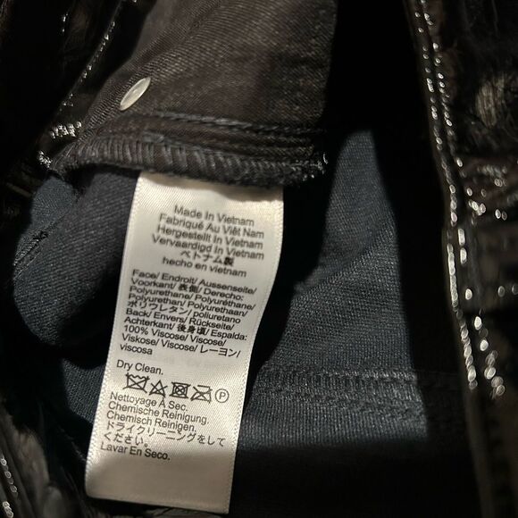 J. Crew Women’s Classic Straight Pant in Faux Leather Size 24 NWT #CC488 - Picture 8 of 8